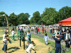The opnening of the new playground August 3rd 2003